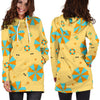 Beach Print Pattern Women Hoodie Dress-grizzshop