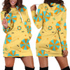 Beach Print Pattern Women Hoodie Dress-grizzshop