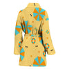 Beach Print Pattern Women Long Robe-grizzshop