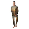 Beach Sunrise Print Men's Pajamas-grizzshop