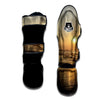 Beach Sunrise Print Muay Thai Shin Guards-grizzshop