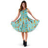 Beach Surfing Pattern Print Dress-grizzshop