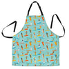 Beach Surfing Pattern Print Men's Apron-grizzshop