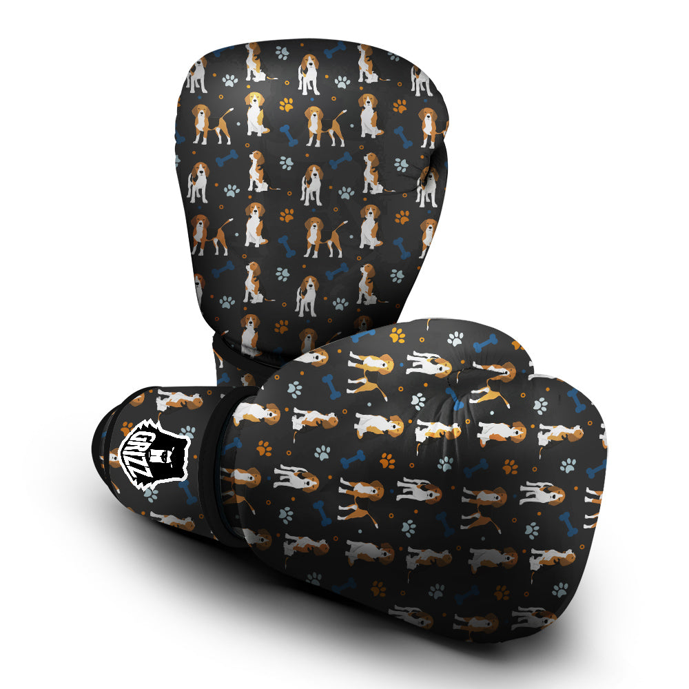 Beagle Cute Cartoon Print Pattern Boxing Gloves-grizzshop