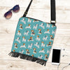 Beagle Dog Bone Pattern Print Crossbody Bags-grizzshop