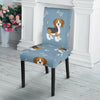 Beagle Paw Dog Bone Pattern Print Chair Cover-grizzshop