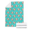 Beagle Paw Pattern Print Blanket-grizzshop