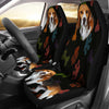 Beagle black Car Seat Cover-grizzshop