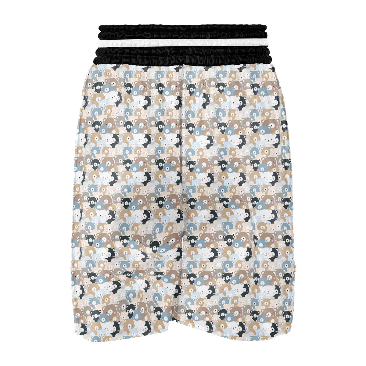 Bear Cute Print Pattern Boxing Shorts-grizzshop