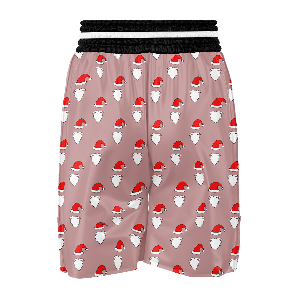 Beard Santa Claus Print Pattern Boxing Shorts-grizzshop