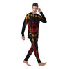 Beast Mouth Open Print Men's Pajamas-grizzshop