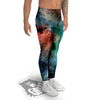 Beauty Of Outer Space Print Men's Leggings-grizzshop