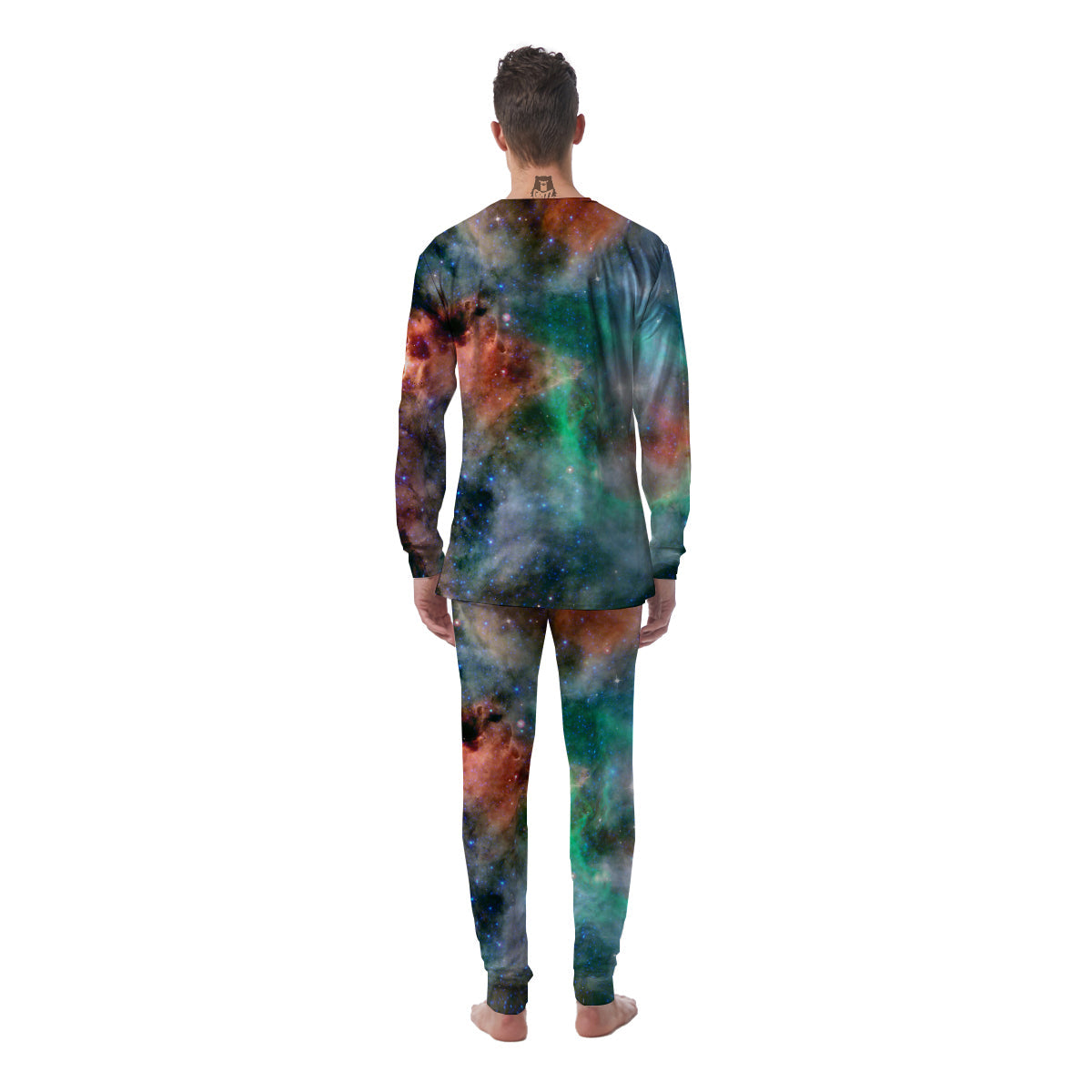 Beauty Of Outer Space Print Men's Pajamas-grizzshop