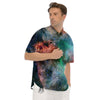 Beauty Of Outer Space Print Men's Short Sleeve Shirts-grizzshop