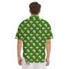 Bee Cute Honey Print Pattern Men's Short Sleeve Shirts-grizzshop