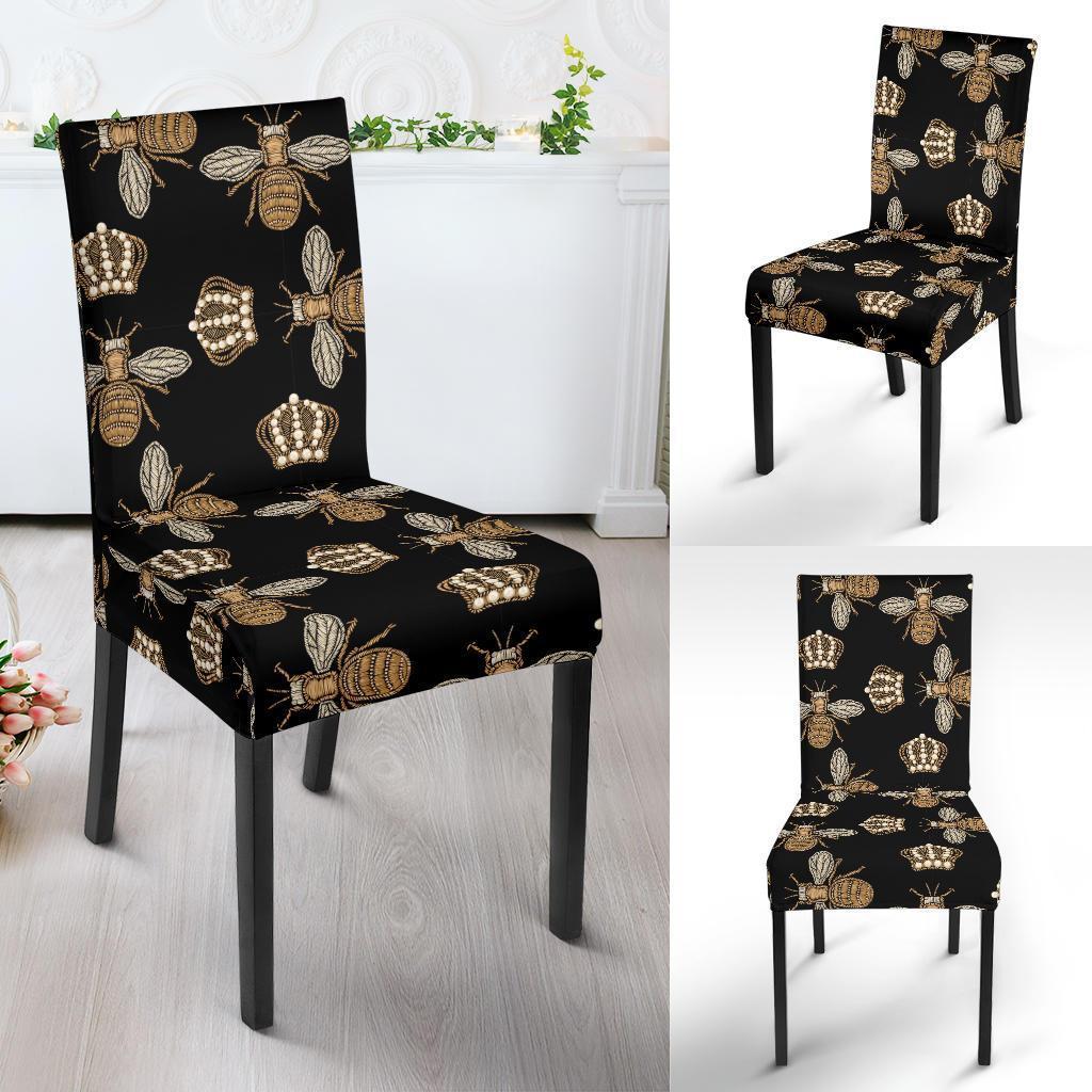 Bee Honey Gifts Pattern Print Chair Cover-grizzshop