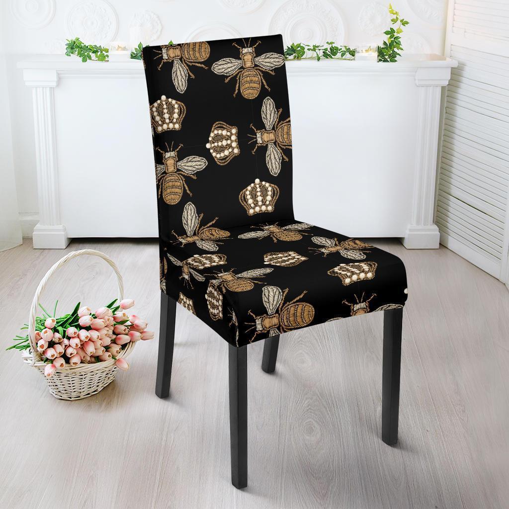 Bee Honey Gifts Pattern Print Chair Cover-grizzshop