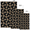 Bee Honey Gifts Pattern Print Floor Mat-grizzshop