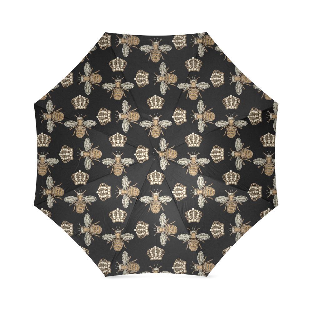 Bee Honey Gifts Pattern Print Foldable Umbrella-grizzshop