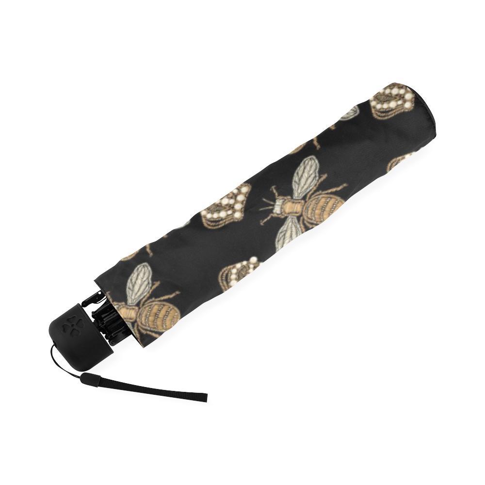 Bee Honey Gifts Pattern Print Foldable Umbrella-grizzshop