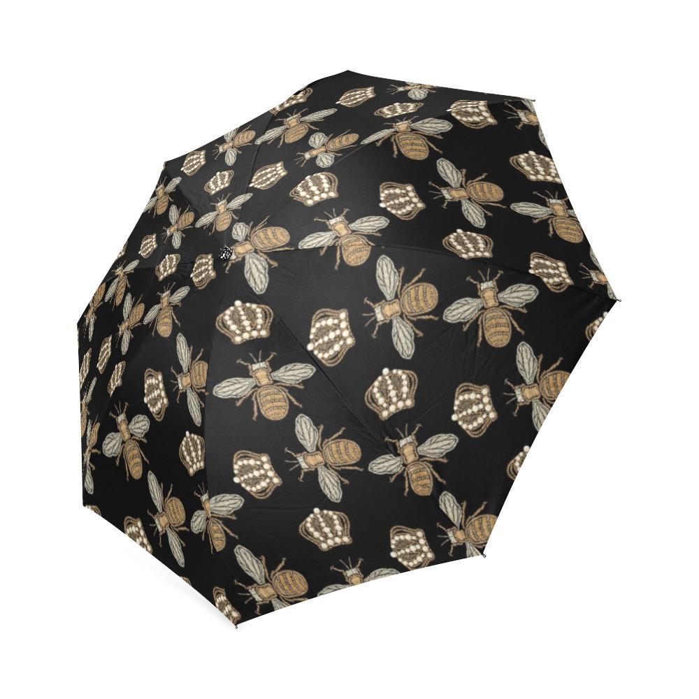 Bee Honey Gifts Pattern Print Foldable Umbrella-grizzshop