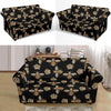 Bee Honey Gifts Pattern Print Loveseat Cover-grizzshop