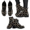 Bee Honey Gifts Pattern Print Men Women Leather Boots-grizzshop