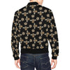 Bee Honey Gifts Pattern Print Men's Bomber Jacket-grizzshop