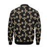 Bee Honey Gifts Pattern Print Men's Bomber Jacket-grizzshop