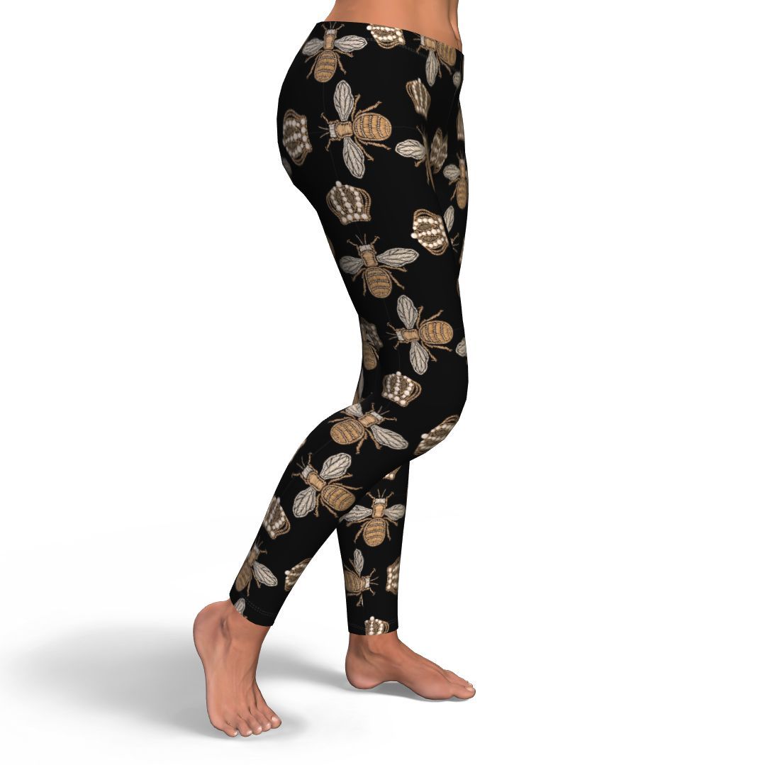 Bee Honey Gifts Pattern Print Pattern Women Leggings-grizzshop