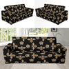 Bee Honey Gifts Pattern Print Sofa Covers-grizzshop