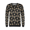 Bee Honey Gifts Pattern Print Women Crewneck Sweatshirt-grizzshop