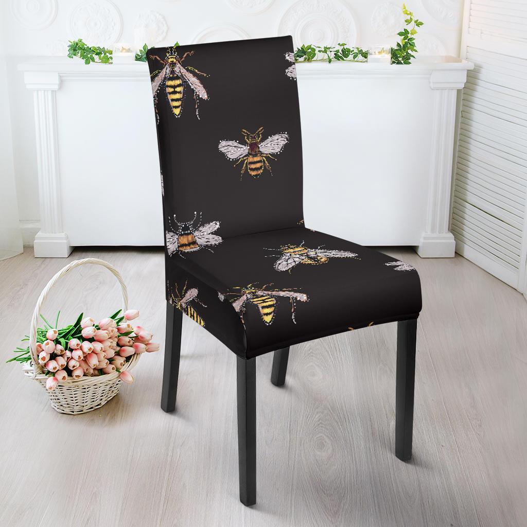 Bee Lovers Honey Gifts Pattern Print Chair Cover-grizzshop