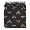 Bee Lovers Honey Gifts Pattern Print Duvet Cover Bedding Set-grizzshop