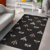 Bee Lovers Honey Gifts Pattern Print Floor Mat-grizzshop