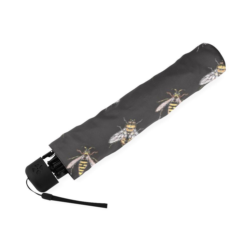 Bee Lovers Honey Gifts Pattern Print Foldable Umbrella-grizzshop
