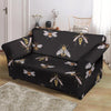 Bee Lovers Honey Gifts Pattern Print Loveseat Cover-grizzshop