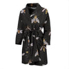 Bee Lovers Honey Gifts Pattern Print Men Long Robe-grizzshop