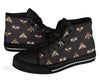 Bee Lovers Honey Gifts Pattern Print Men Women's High Top Shoes-grizzshop