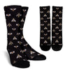 Bee Lovers Honey Gifts Pattern Print Unisex Crew Socks-grizzshop