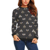 Bee Lovers Honey Gifts Pattern Print Women Crewneck Sweatshirt-grizzshop