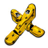 Bee Yellow Print Pattern Muay Thai Shin Guards-grizzshop