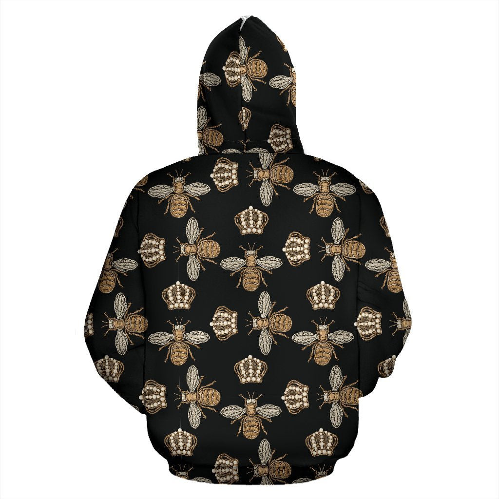 Bee Honey Gifts Pattern Print Women Men Pullover Hoodie-grizzshop