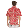 Beef Meat Print Pattern Men's Short Sleeve Shirts-grizzshop