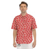 Beef Meat Print Pattern Men's Short Sleeve Shirts-grizzshop