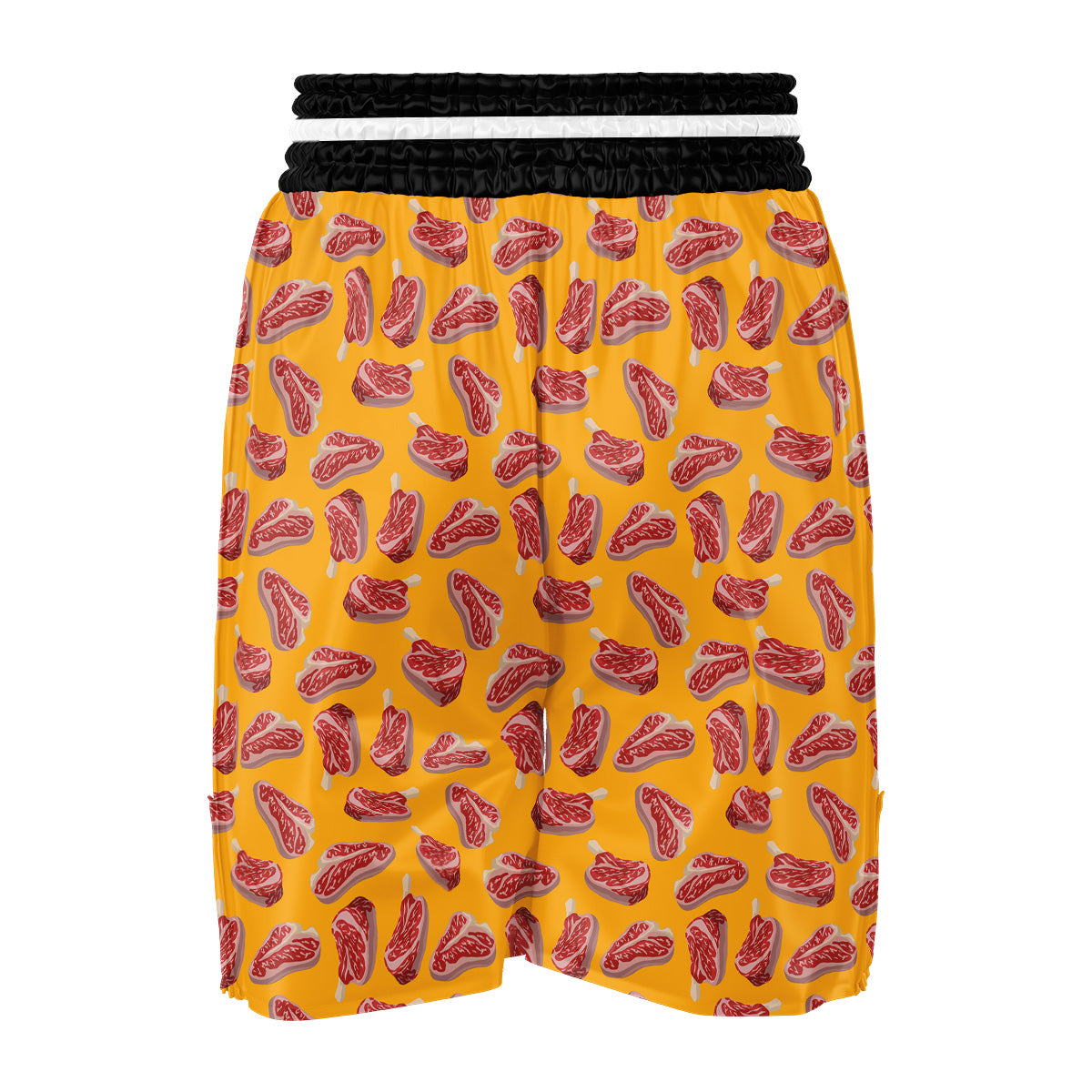 Beef Meat Steak Print Pattern Boxing Shorts-grizzshop