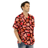 Beef Steaks Print Pattern Men's Hawaiian Shirt-grizzshop