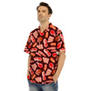 Beef Steaks Print Pattern Men's Hawaiian Shirt-grizzshop