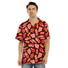 Beef Steaks Print Pattern Men's Hawaiian Shirt-grizzshop