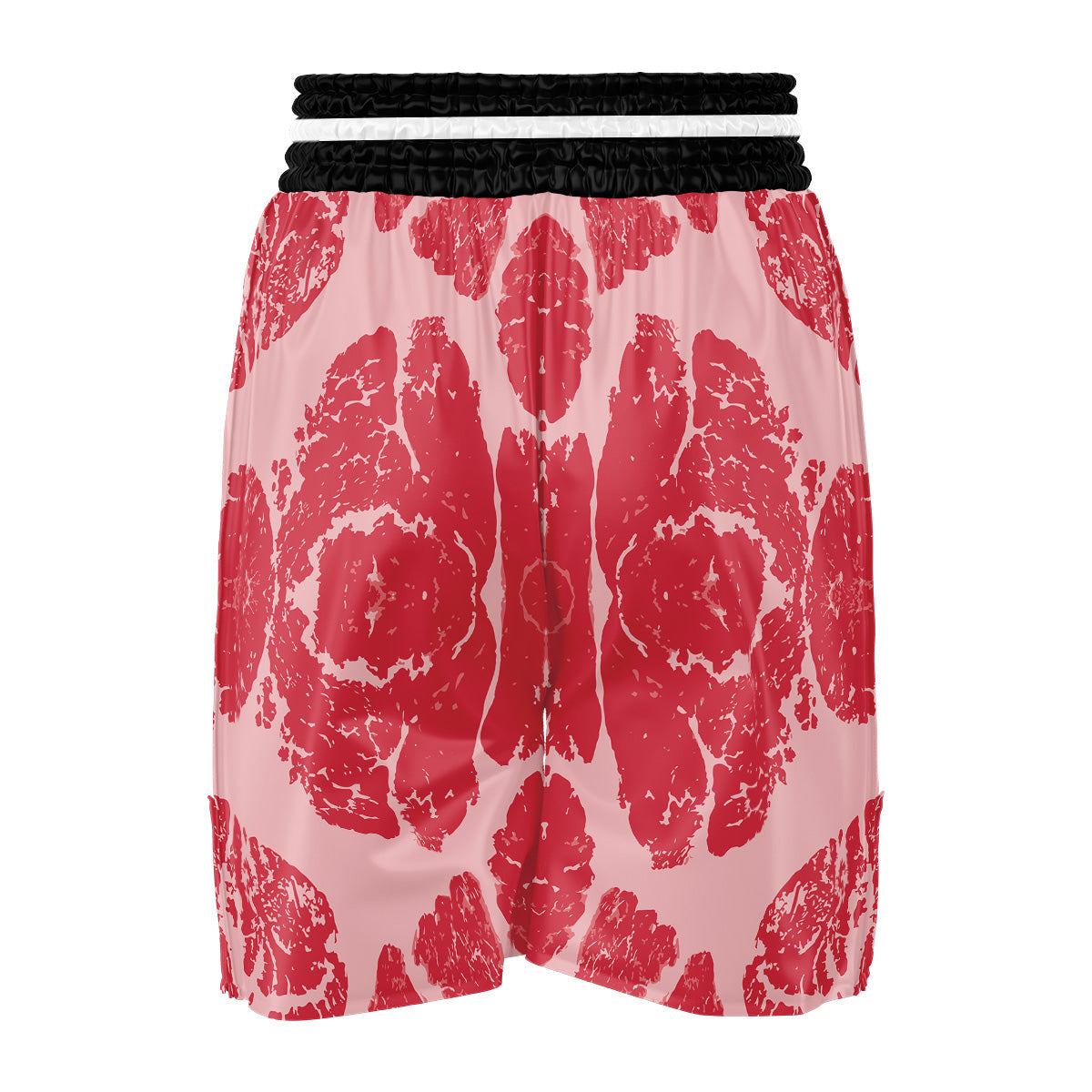 Beef Texture Print Pattern Boxing Shorts-grizzshop